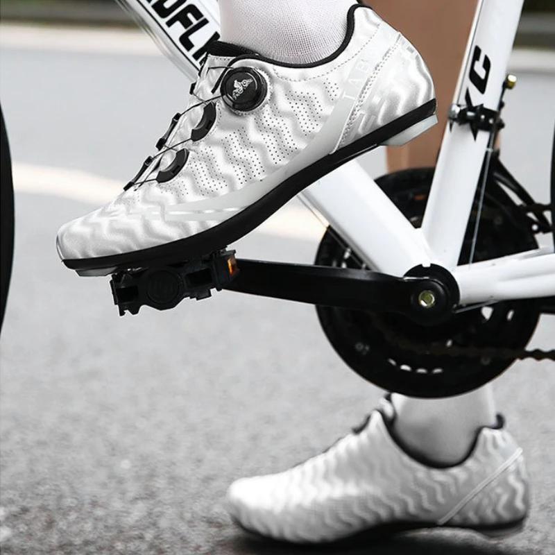 Road bicycle shoes Mtb Men Racing Bike Shoes Self-Locking Speed Bicycle Sneakers Mountain Road Cycling Footwear Women Spd Cleats