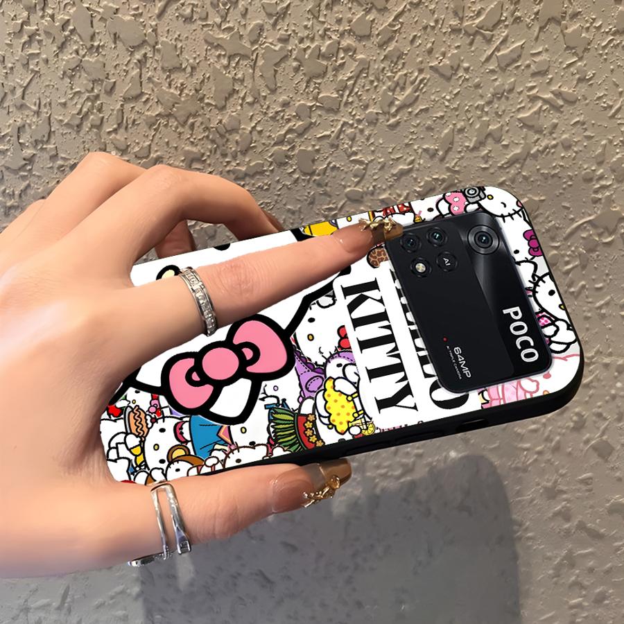 Cartoon Hello K-Kittys Case for Xiaomi Poco F8 C61 C75 F3 C71 M5 M3 M4 M7 Pro X3 X4 X5 X7 Pro C50 F1 Funda Phone Cover