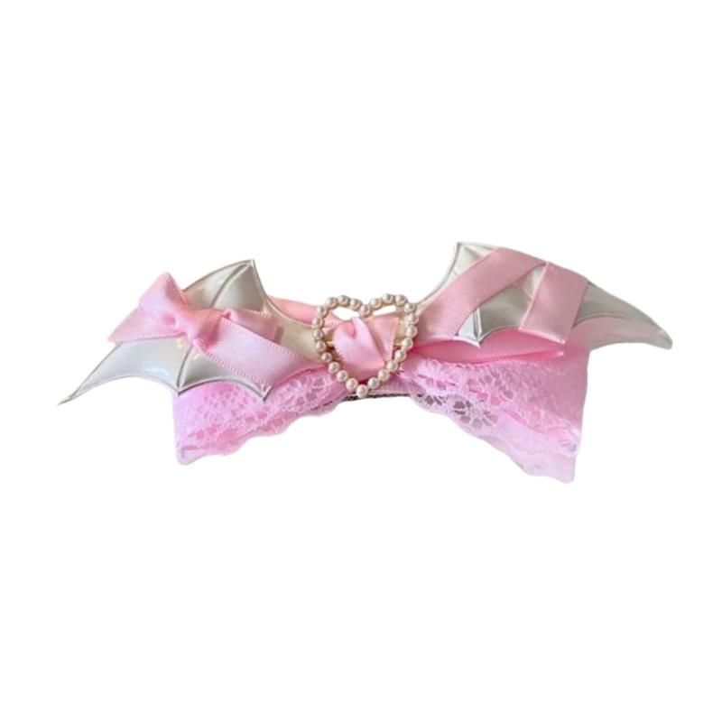 

2pcs Bows Hair Clip Girl s Hairpin Ribbon Barrettes Hairpieces Hair Ornaments For Cosplay Wedding Party Wear And Daily