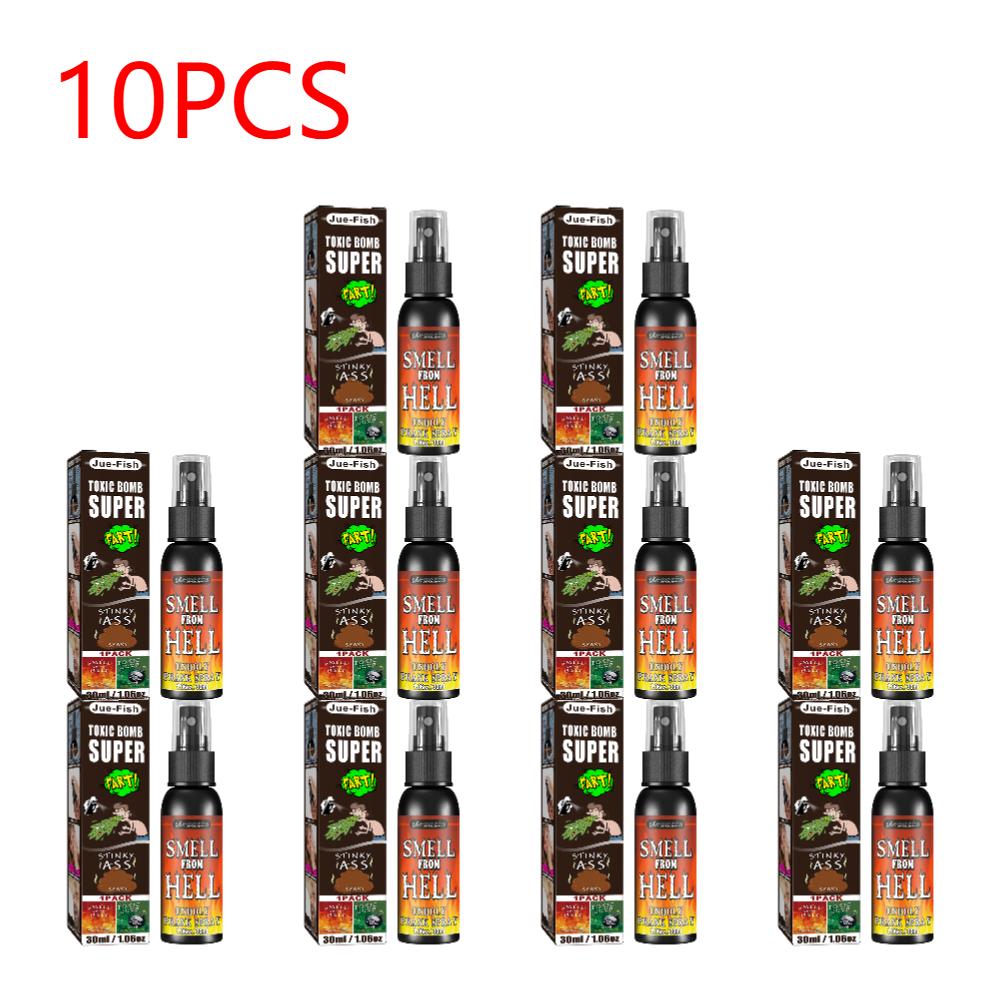 30ml Fart Gag Spray Prank Joke Plastic Spray Can Stink Party Supplies Stinky Fart for Adults Kids Non Toxic Halloween Funny Toys