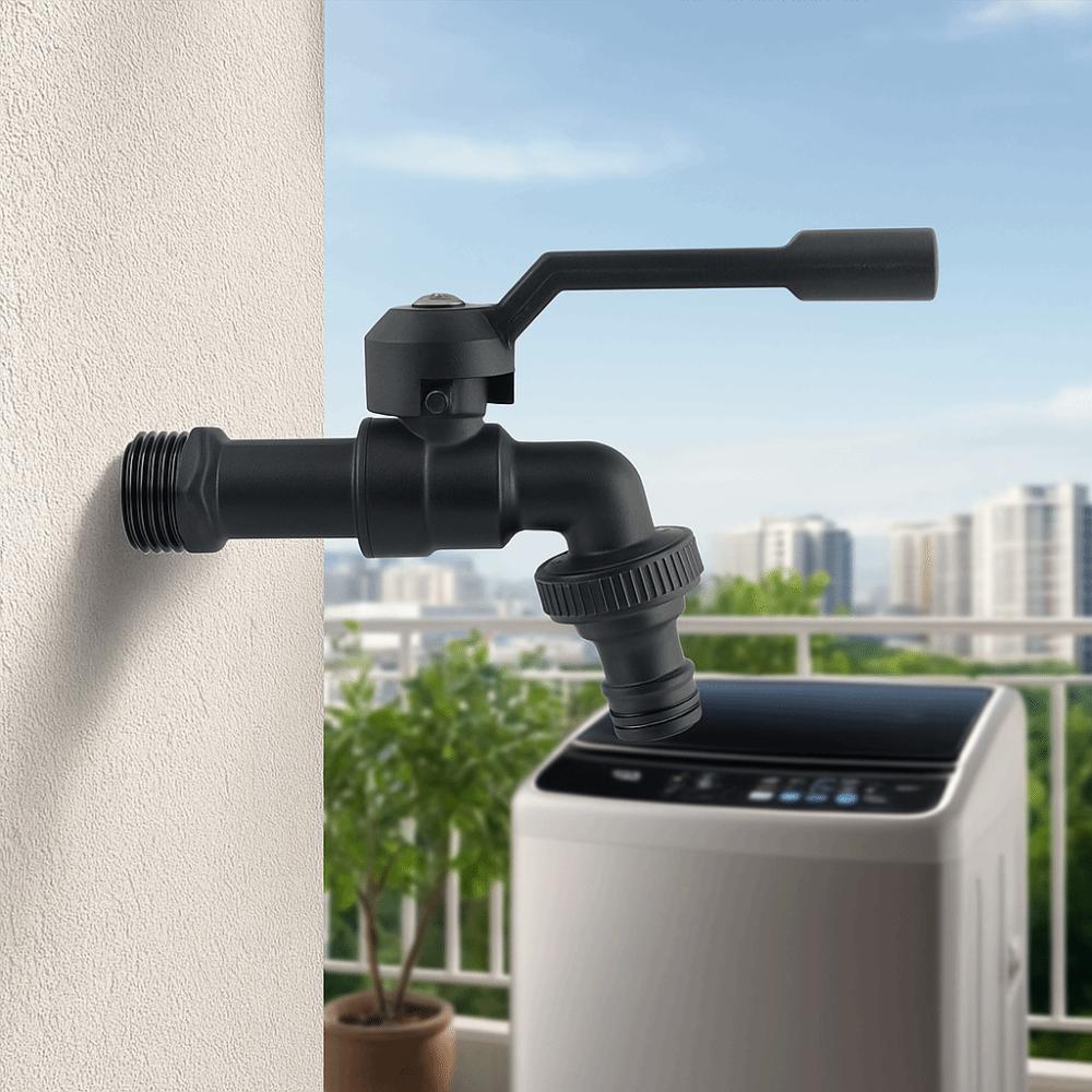 Anti-Freeze Brass Garden Hose Faucet Black Washing Machine Bibcocks Anti-Freeze Bibcocks  Household