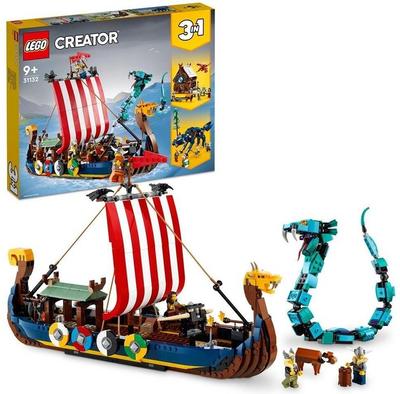 LEGO Creator 31132 Viking Ship and Snakes from Midgard