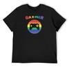 Gaymer Pride LGBT - Rainbow Flag Gay Lesbian T-Shirt Gifts for Boyfriend Topping Boys Animal Print T Shirt for Men