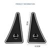BQFJ7 2PCS Rubber Car Door Protection Corner Cover Edge Protection Anti-Collision Scratche For Mercedes Benz AMG GLE GLS CLS GLC CLA