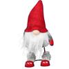 Dwarf with a White Beard, Height 25 CM, Red-gray Color