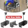 ABS Material Home Bathroom Hair Dryer Storage Rack Hair Brush Organizer Storage Bracket Hair Dryer Holder Wall Mounted Rack