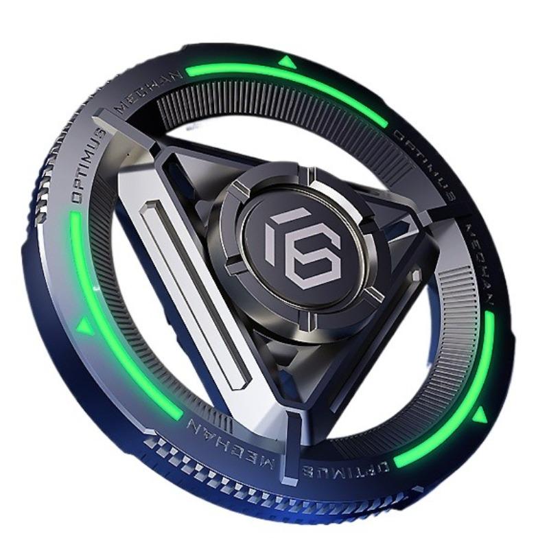 

Металлический спиннер для взрослых, игрушка для снятия тревоги и стресса с плавным вращением гироскопа, прочный подарок для концентрации и успокоения зелёный