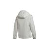 Adidas Hooded Warm Casual Cotton Sport Coat Women Jackets White GH4600