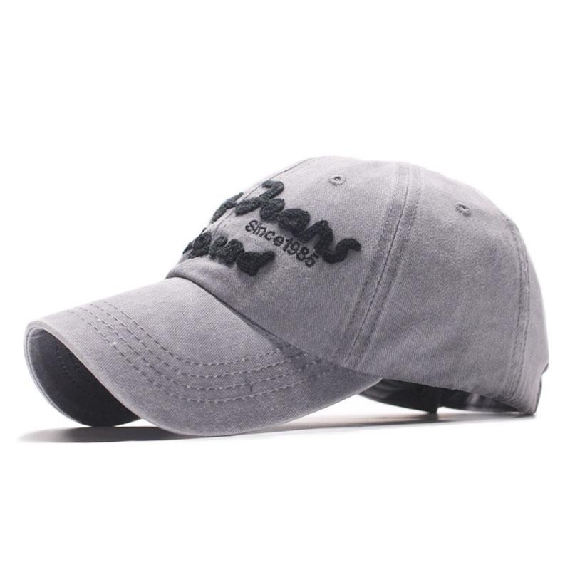 Washed Men's Baseball Cap Trendy Versatile Casual Embroidery Cap Hat Fashion New Women