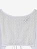 Luvm Punching Open Back Blouse_White