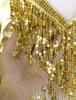 Women Shiny Sequins Tassels Carnival Rave Performance Belly Dance Costume Halter Bra Tops with Hip Scarf Wrap Skirt Set