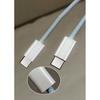 1M 1.5M 3M Type C to Type C Color Cable For PD 60W Fast Charging Cable For iPhone 15 Series Samsung Xiaomi Type-C Weaving Cable