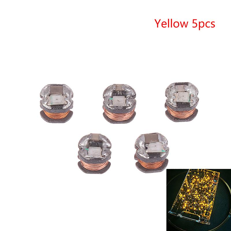 5Pcs Wireless Power Supply Transmitter Coil 5V USB Receiver LED Light Induction Lamp for Model Robot Toys Sand Table