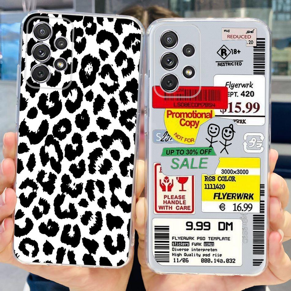 Stylish Soft Silicone Case For Samsung Galaxy A33 A53 A73 5G Clear TPU Phone Back Cover For Samsung A73 A53 A33 A336B A53B A736B