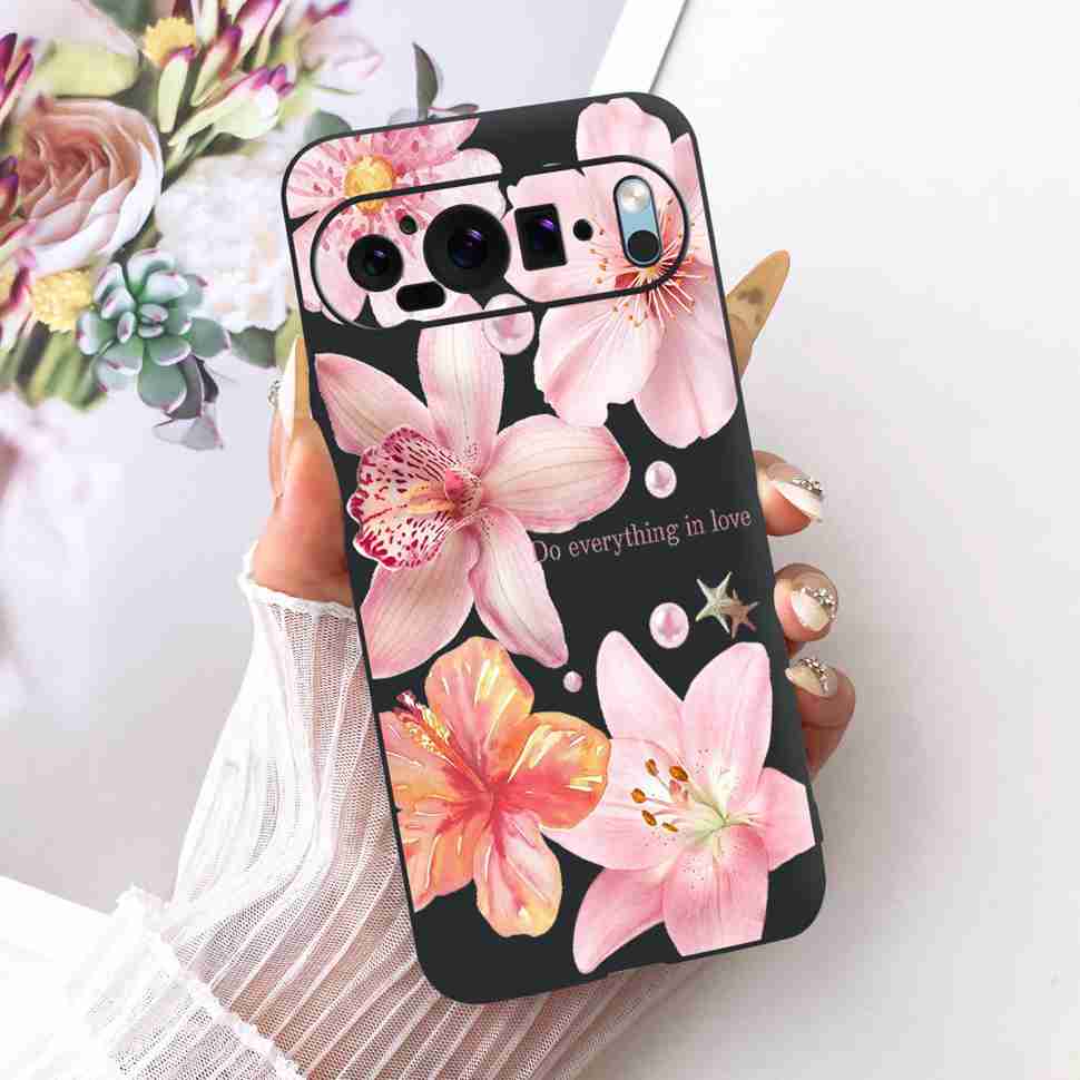 For Google Pixel 9 5G G2YBB Case Butterfly Painting Silicone TPU Black Cover For Google Pixel9 5G GUR25 G1B60 Bumper Shell