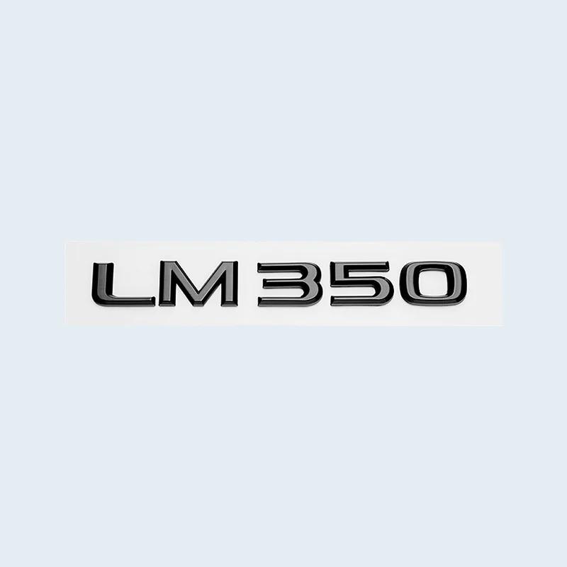 Glossy Black 3D ABS Letters Number LM300 LM350 LM300h HYBRID Emblem For Lexus Car Trunk Logo Sticker Badge Accessories UP9