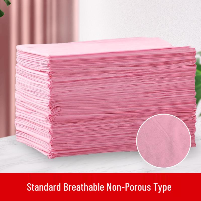 Supreme Beauty Disposable Non-woven Bed Sheet for Salon & Foot Bath - Breathable, Waterproof, Oil-proof with Hole Towel Pad