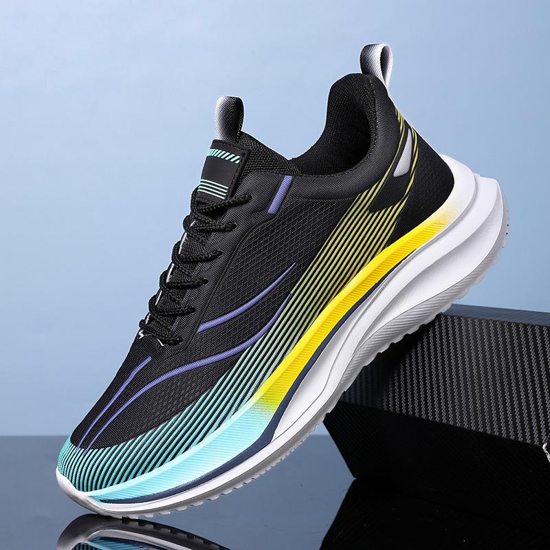 2025 foreign trade explosion large size 47 sports shoes men's large lightweight shock absorption red rabbit fitness running shoes tide