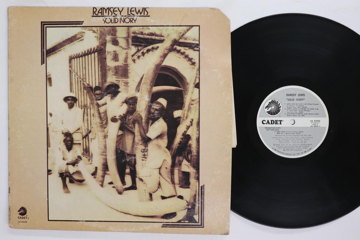 

LP Record RAMSEY LEWIS Solid Ivory CA50058PROMO CADET 1975 US Jazz Used