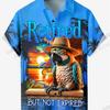 Camicia Tropic Pappagallo Tramonto Uomo Donna Moda Aloha Spiaggia Vacanza Camicia Hawaiana Manica Corta Camicetta Festiva Uomo camisa