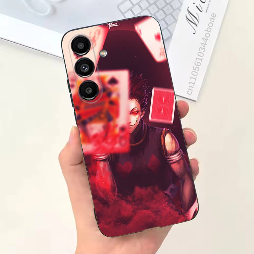 Anime H-Hisoka M-Morow Phone Case For Samsung S25,24,21,22,23,20,S30,Ultra,Plus,Fe,Lite,Note,5G Black Cover