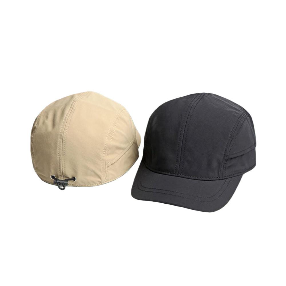 Thin Summer Outdoor Sunscreen Quick-drying Baseball Cap Men's Short Solid Color Light Board Baseball Cap