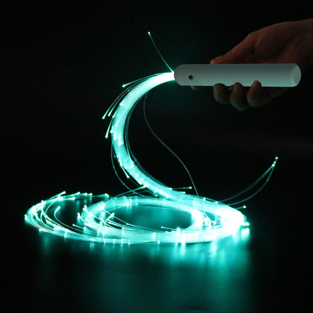 LED Fiber Whip, 360 ° Rotating Super Bright Carnival Toys, Evening Party Atmosphere Props