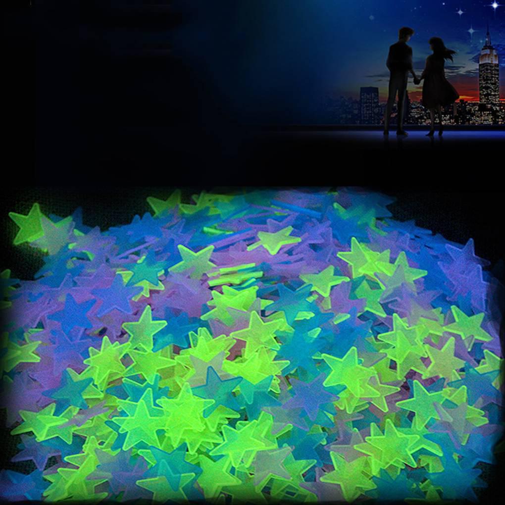50pcs 3D Stars Glow In The Dark Wall Stickers For Kids Baby Room Bedroom 50pcs 3D Stars Glow In The Dark Wall Stickers For Kids Baby Room Bedroom