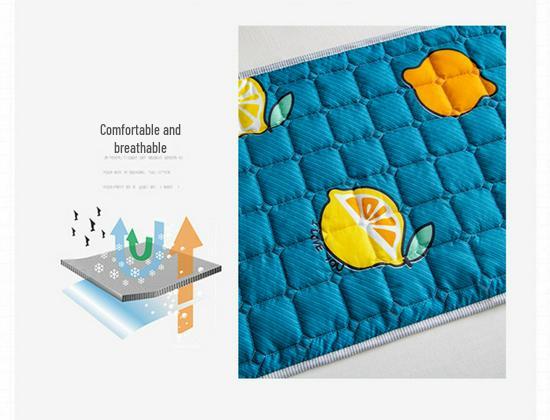 Set of 2 Waterproof Pure Cotton Anti-Mite Pillowcases