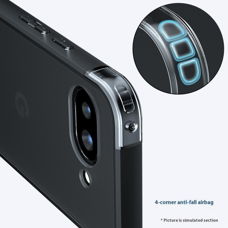 

For Google Pixel 9a Case TPU+PC Shockproof Clear Phone Cover A