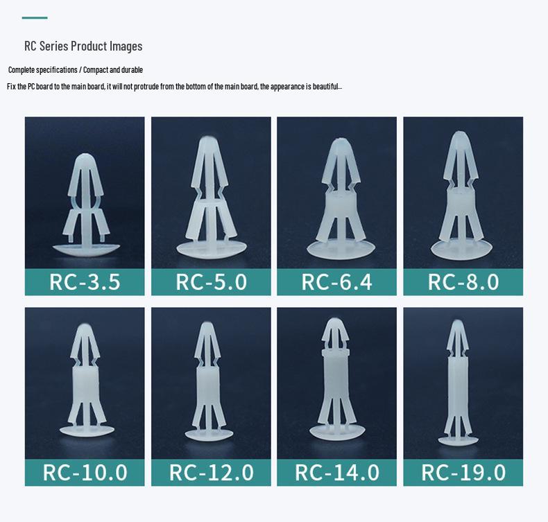 Nylon Rivet Circuit Board Standoff Spacer