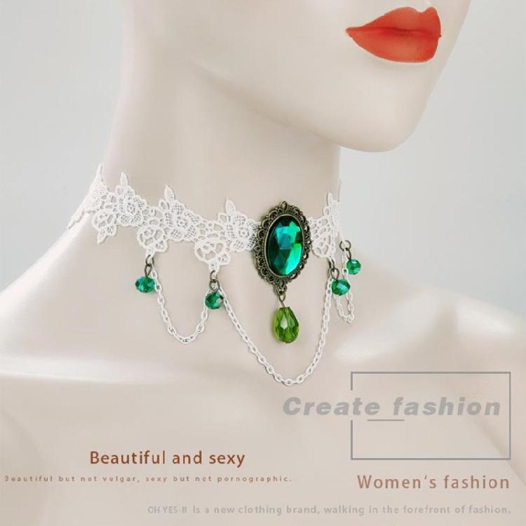 Multifunction Women Hollow Lace Necklace Hangable Female Women Birthday Present