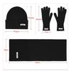 New Red Hat Scarf Gloves Set Ear Protection Thickened Knitted Woolen Cap Warm Cotton New Year Winter Beanie Hats Christmas Gift