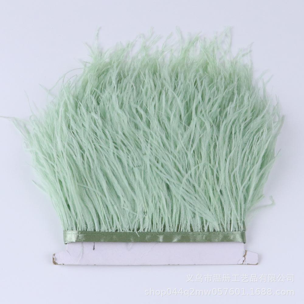 Color 10-15Cm Ostrich Hair Cloth Edge 53 Colors Wedding Clothing Accessories Diy