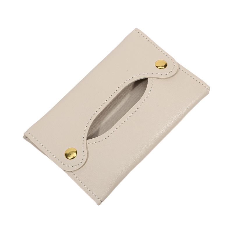 Simple Portable Pocket Tissue Paper Towel Cover PU Convenient To Store Universal Tissues Box Simple Modern Small Tissue Holder