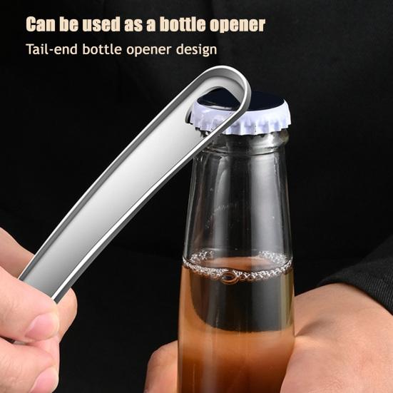 Verbrühschutz-Clip Edelstahl Küchenzange Ergonomischer Griff Anti-Rutsch-Silikonklemme Heißplatten Schüsseln Kochgeschirr Handhabungsclip Kochwerkzeug