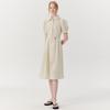 Wednesday Delight Wed_Bow Slim Waist Shirt Dress