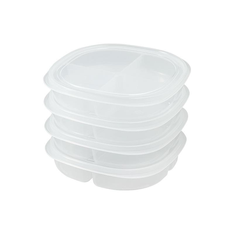 Food-Grade Freezer Storage Box for Meat, Onion, Ginger, and Garlic with Compartments