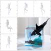 3D Diver Action Figures Model Unpainted Diver Figurine Toys Micro Landscape Diver Model  Home