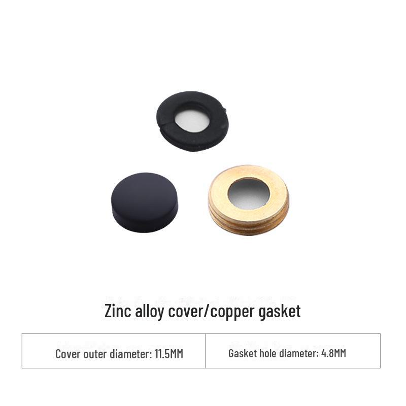 Curved Copper and Stainless Steel Decorative Mirror Nail Caps