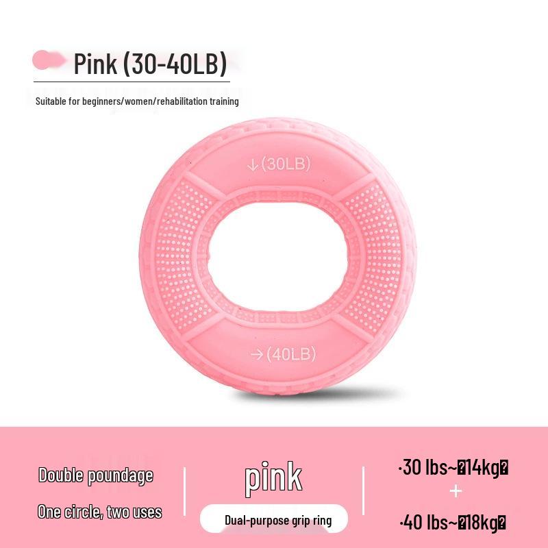Silicone Grip Ring for Hand and Wrist Strengthening - Dual Resistance for Rehabilitation and Training