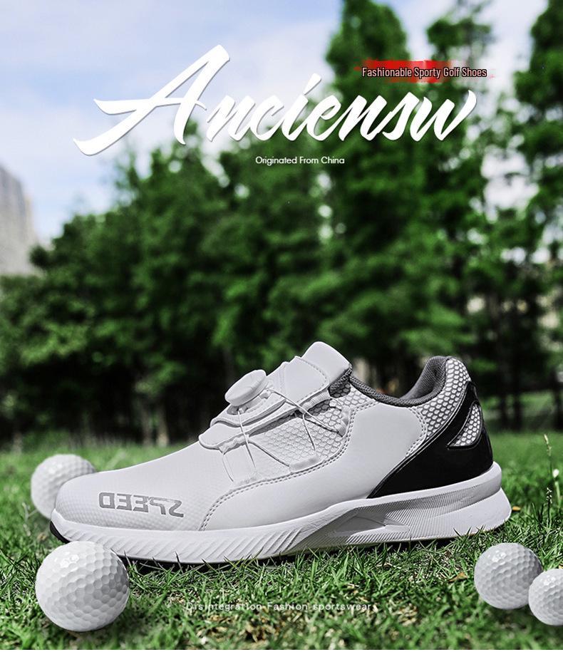 Men's Casual Golf Shoes - New Style Sliding Sports Footwear