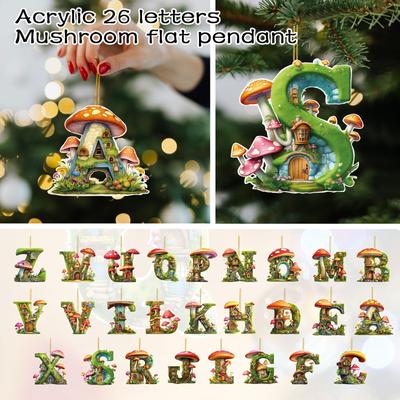 Acryl 26 Buchstaben Anhänger Zuhause Acryl Buchstaben Dekoration Anhänger