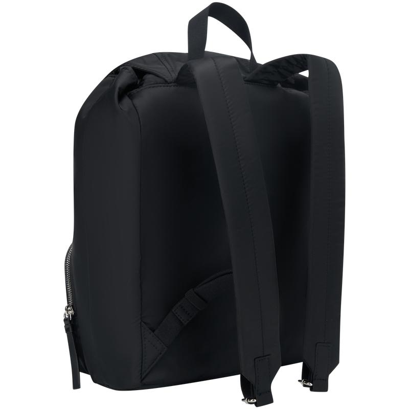 Calvin Klein Large Capacity Classic Letter Decoration Fabric Backpack Medium Women Backpack Space-Black 4F3133G-UB1