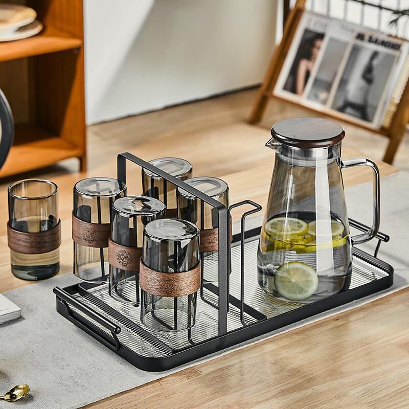 Shangqi High Borosilicate Glass Teapot and Cup Set