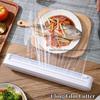 Plastic Wrap Dispenser with Suction Cup Household Film Cutter and Storage Box Creative Kitchen Tool