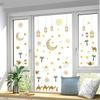62KD Easy to Apply Eid Mubaraks Wall Stickers Window Decorations for Any Surface