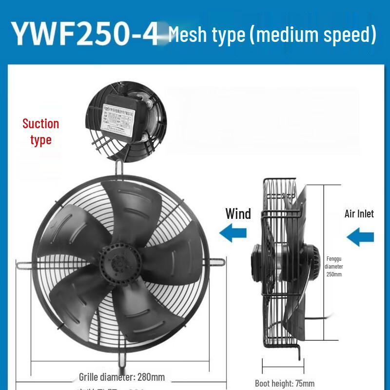 Miling Kitchen Exhaust Ventilation Fan