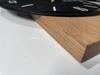 Wooden Geometric Wall Clock 40cm Black