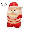 Cozy Nursery Night Lighting Christmas Light, Santa Snowman Elk Bell Figurine Lamp, Glowing Indoor Holiday Table Decorations LED Tabletop Decor,